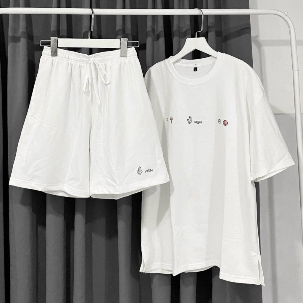 SÉT BỘ UNISEX NAM NỮ FOM RỘNG CUTE THỜI TRANG PHONG CÁCH TRẺ TRUNG NĂNG ĐỘNG