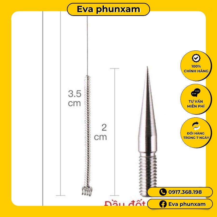 Kim Châm Cứu - Đốt Mụn Dạng Vỉ