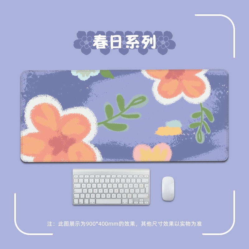 Miếng Lót Chuột Máy Tính Chống Trượt Hình Hoa Dễ Thương