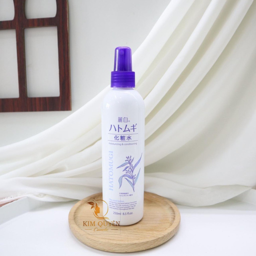 Xịt khoáng ý dĩ Reihaku Hatomugi Spray Lotion dưỡng ẩm và làm sáng da 250ml