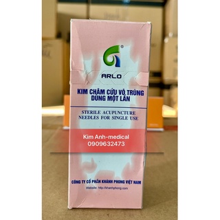 KIM CHÂM CỨU VÔ TRÙNG KHÁNH PHONG HỘP 100 cây