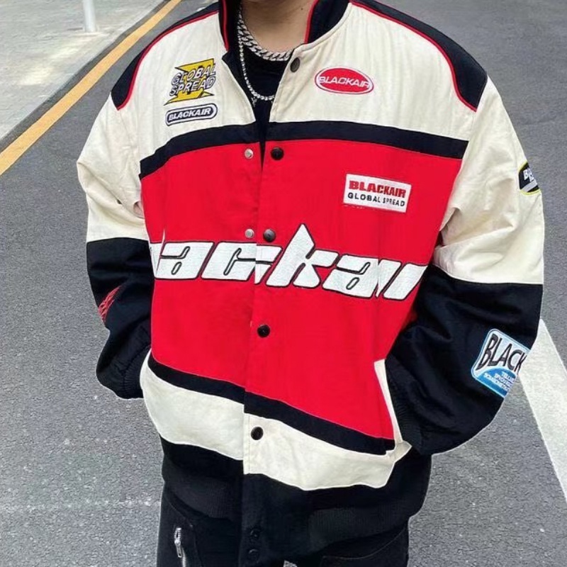 Áo khoác bóng chày cỡ lớn phong cách âu mỹ thời trang cao cấp cho nam