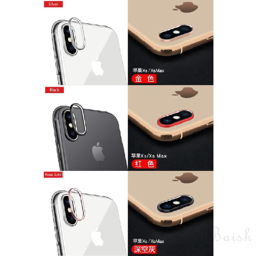 Vòng Kim Loại Bảo Vệ Camera Sau Cho Iphone X 7 8 Plus 431