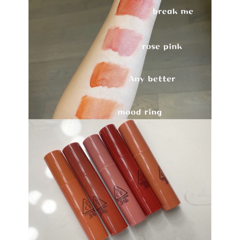 Son Tint Bóng Siêu Lì, Lên Màu Siêu Chuẩn 3CE Glaze Lip Tint 5g