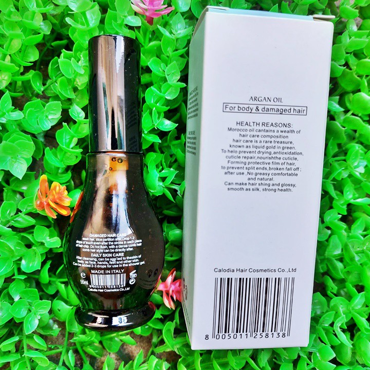 ✅TINH DẦU CALODIA ARGAN OIL DƯỠNG BÓNG TÓC 55ML - KM