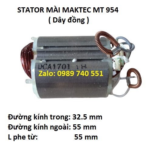 Stator, cuộn điện lắp máy mài MT954