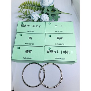 FLASHCARD TỪ VỰNG TIẾNG NHẬT N4( Bài 26 -50) 1143 thẻ từ vựng sách Minnano 2