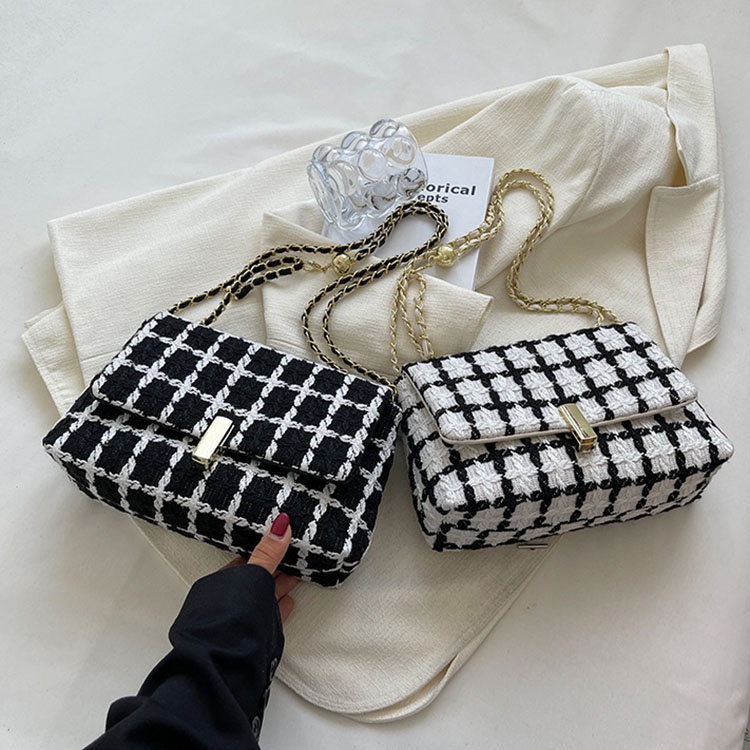 Túi Đeo Chéo Vai Bằng Len Thời Trang Sành Điệu Cho Nữ