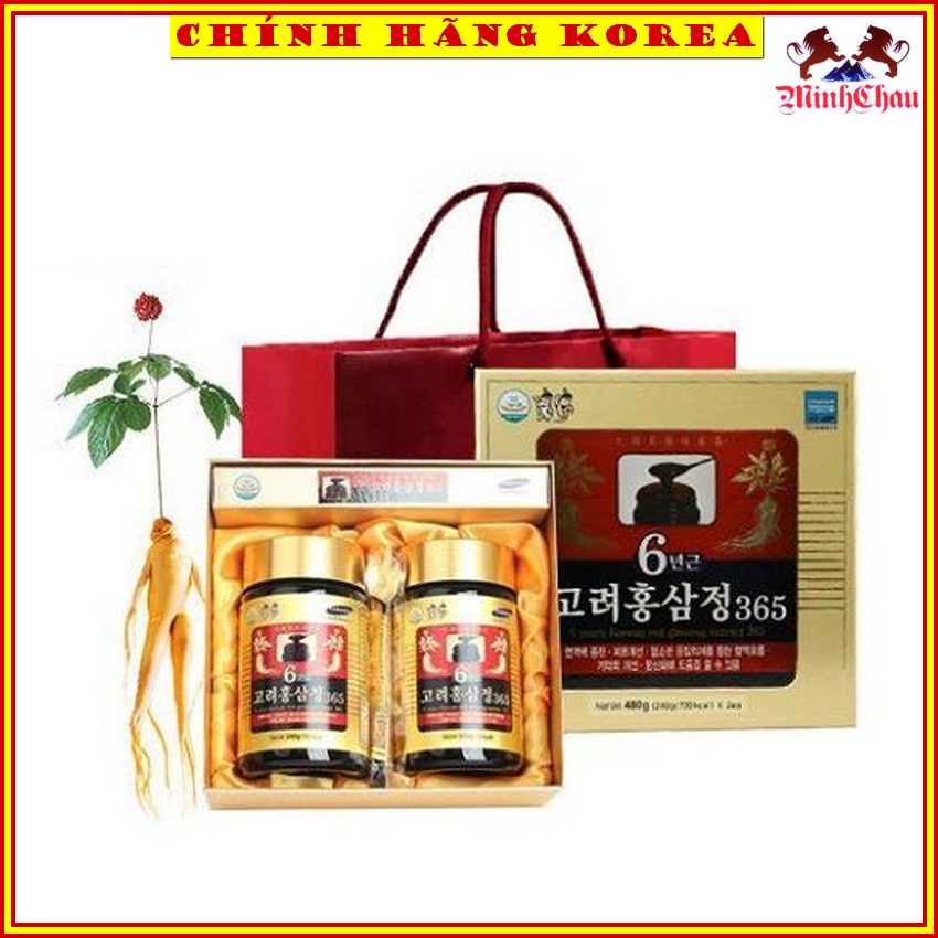 Cao Hồng Sâm 365 Cao Cấp Hàn Quốc { Hộp 2 lọ }