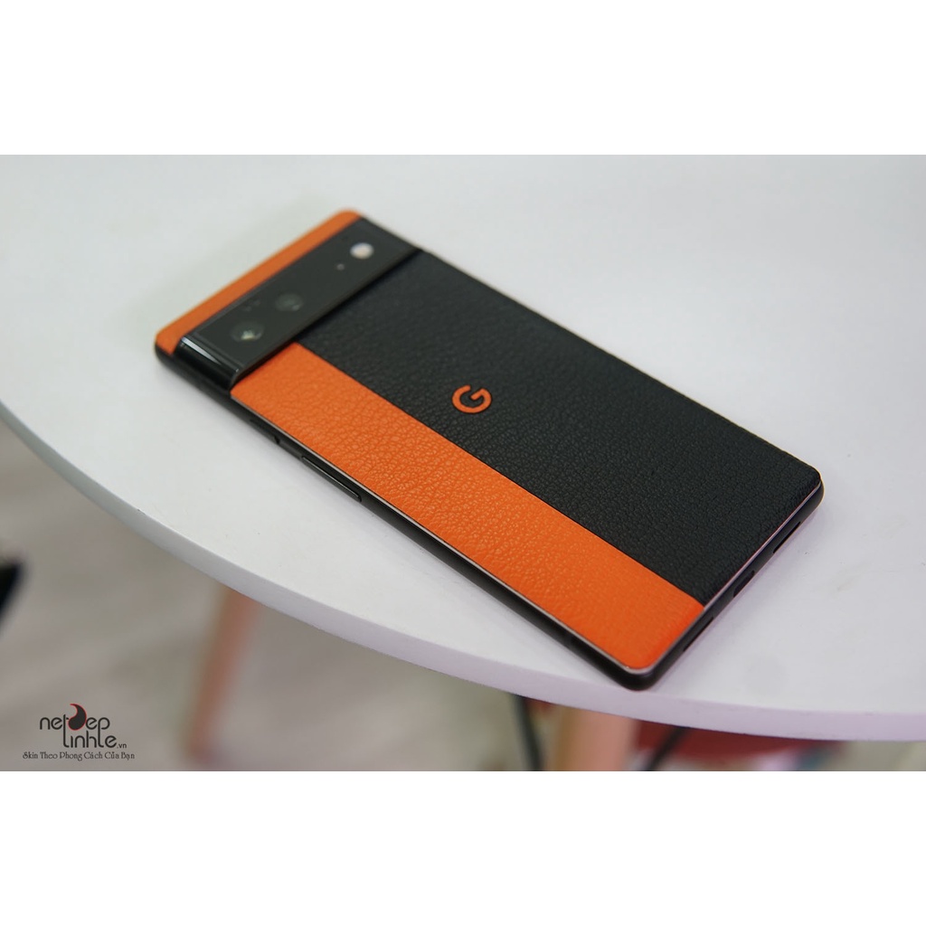 Ốp dán da điện thoai Google Pixel 6/ 6Pro  – Da Bò Thật 100% - Chính Hãng Nét Đẹp Tinh Tế