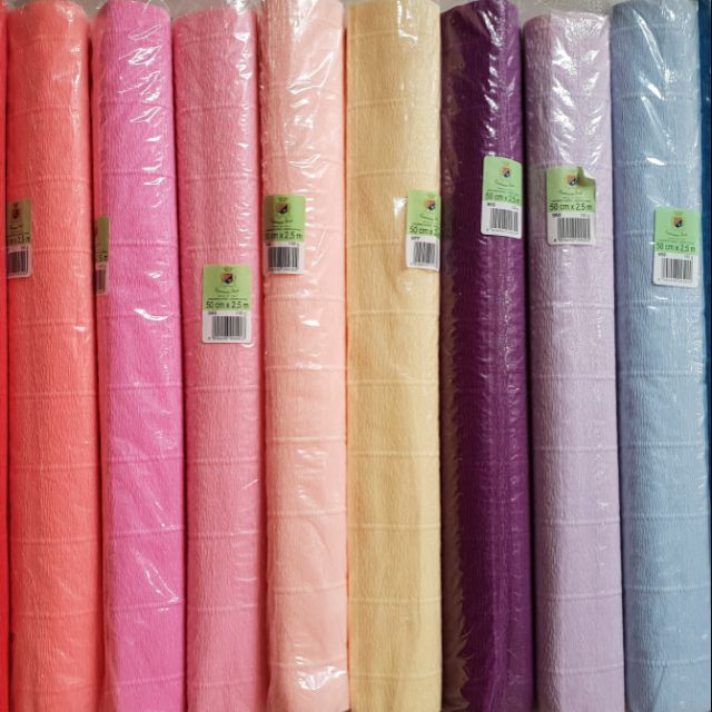 Giấy nhún ,nhăn làm hoa hamade