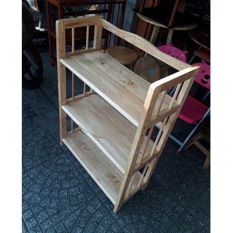 𝐌IỄN PHÍ SHIP Giá Sách Bằng Gỗ Đa Năng 3 Tầng Rộng 65cm