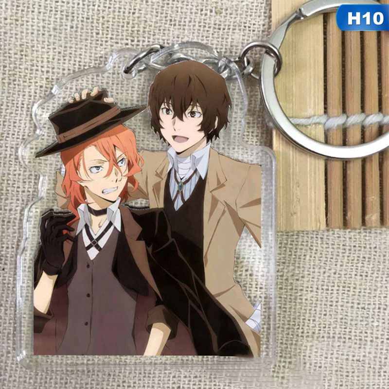 flowersqueen Móc khóa hình nhân vật anime dễ thương