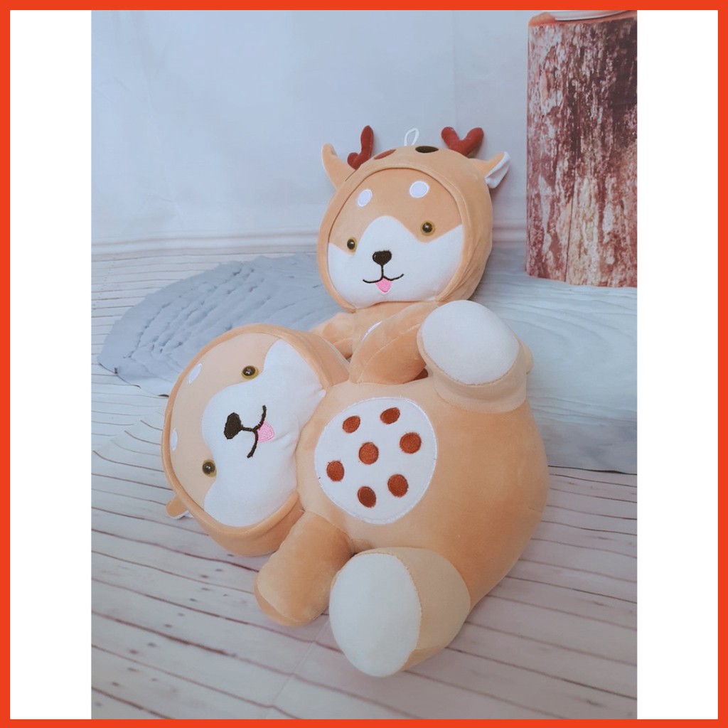 Chó Bông Shiba Cosplay - Gấu Bông Mini 35 cm Cao Cấp Bông Mịn Đáng Yêu Dùng Làm Quà Tặng và Trang Trí Rất Đẹp