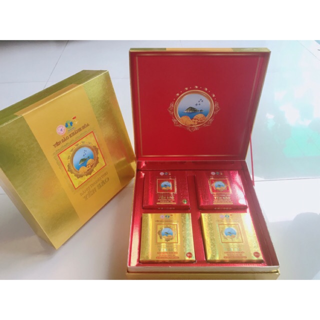 2022! Bánh trung thu Yến sào hộp 4 bánh 120g