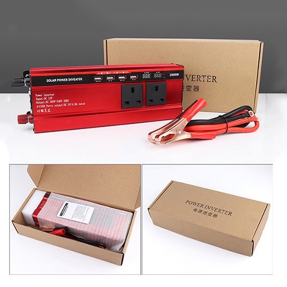 Bộ chuyển đổi điện 12V thành 220V-2000W chính hãng came