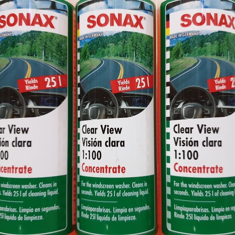 Sonax, Nước rửa kính lái đậm đặc Sonax Clear View 1:100 Concentrate 250ml