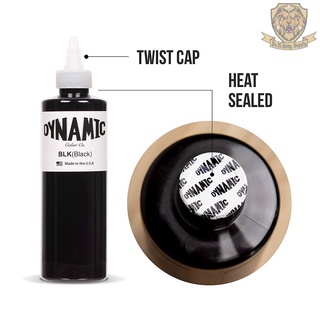 Mực xăm hình Dynamic đen BLK 8oz