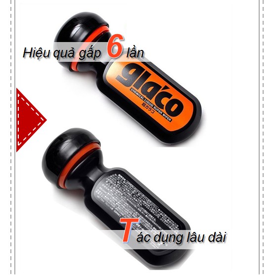 Phủ Nano kháng nước kính ô tô Glaco Ultra