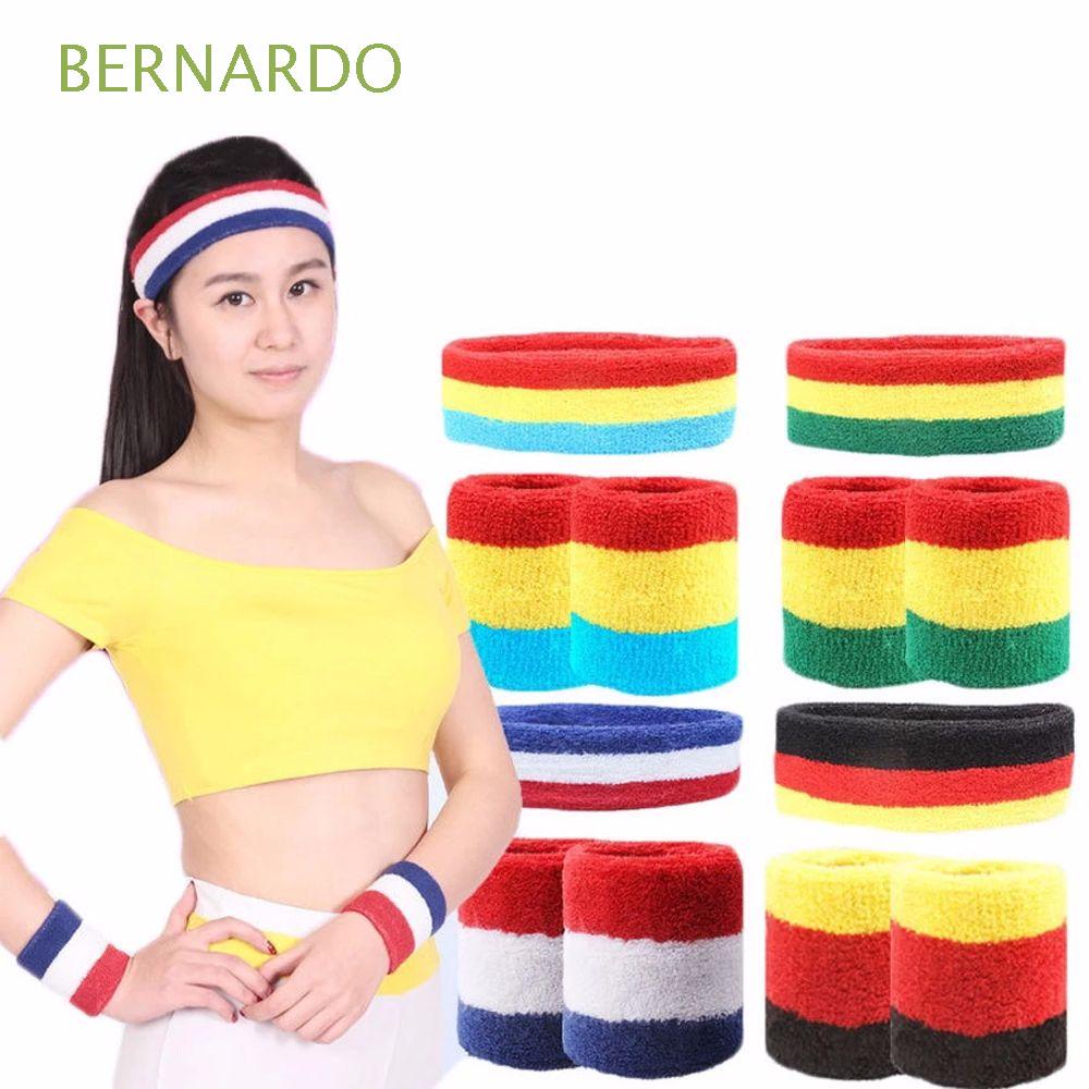 1 Bộ Băng Đô + Khăn Quấn Cổ Tay + Băng Đeo Cổ Tay Thấm Hút Mồ Hôi Hỗ Trợ Tập Thể Thao / Bóng Rổ / Tennis Cho Nam Và Nữ