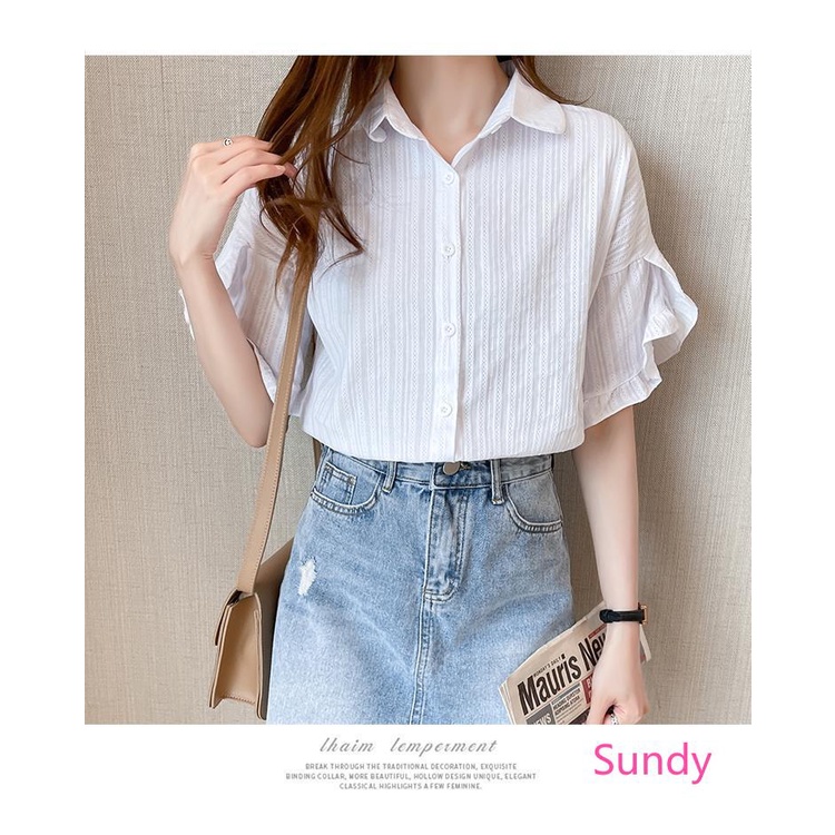 Áo Kiểu Chiffon Tay Ngắn Plus Size Thời Trang Mùa Hè Dành Cho Nữ