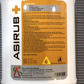 (S.A.L.E)ASIRUB CAN 5 lit (TEM CHÍNH HÃNG)