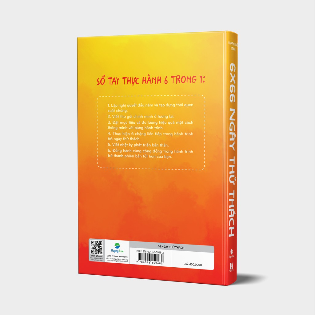 Sách - Sổ tay thực hành 6×66 ngày thử thách (Phiên bản đặc biệt giới hạn) | BigBuy360 - bigbuy360.vn