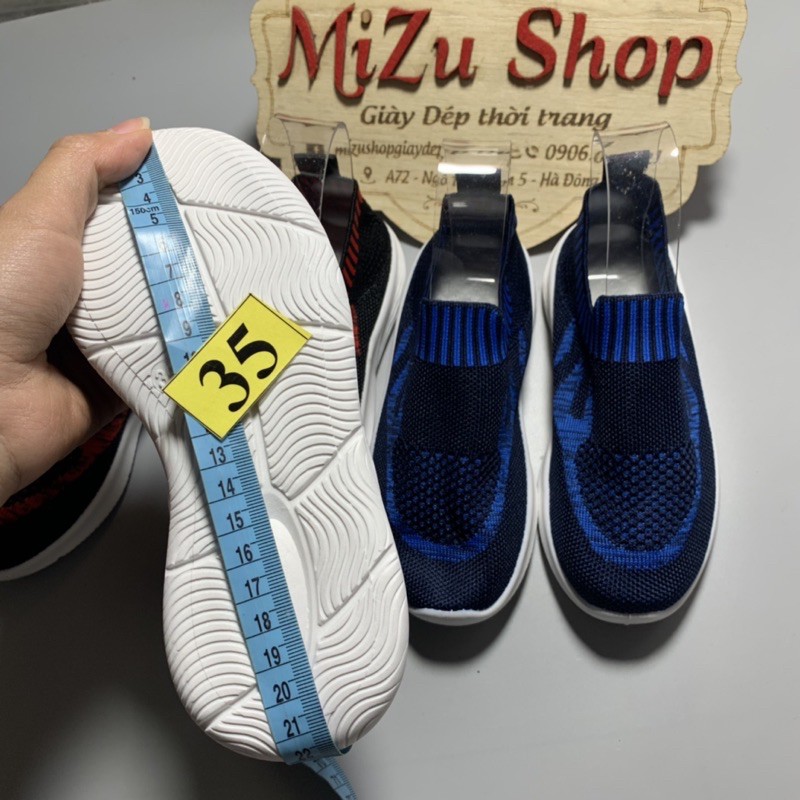 C01  Size 33 đến 38 Giày lưới thoáng khí cổ chun có nhiều mẫu
