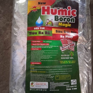 1kg phân bón hữu cơ Humic Boron giúp cây kích rễ cực mạnh, hạ phèn giải độc, cải tạo đất tươi xốp, xanh cây lớn lá