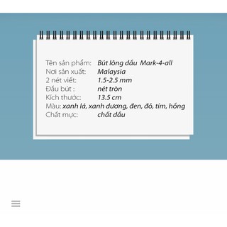 Bút Lông STABILO Mark-4-all MK651 (Đầu Tròn)