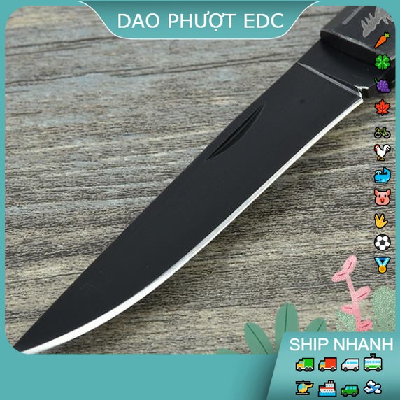 Dao Nhỏ Hình Cây Tre Đen - Lưỡi Săc Bén