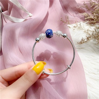 Vòng tay lắc tay bạc nữ phong cách hàn quốc, lắc bạc nữ cao cấp thời trang, vòng đeo tay bạc hàn quốc