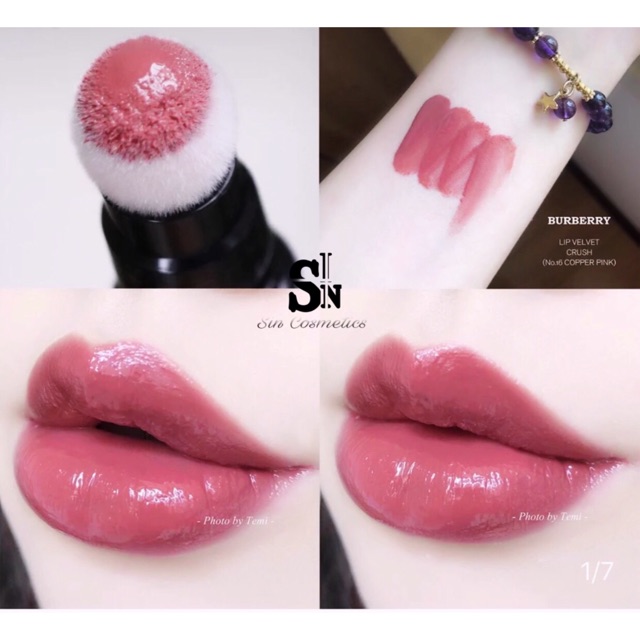 Son kem Burberry Lip Velvet Crush | Shopee Việt Nam