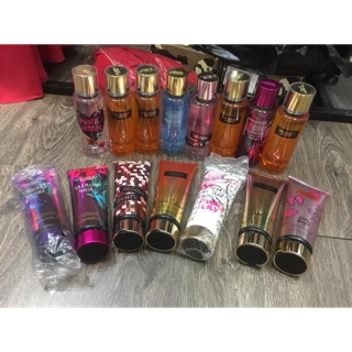 Bodymist victoria secret. Các bạn mua mùi gì ghi chú giúp mình nhé. Hàng Thái