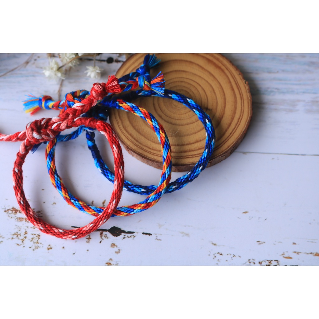 Vòng tay chân handmade kumihimo cho nam nữ