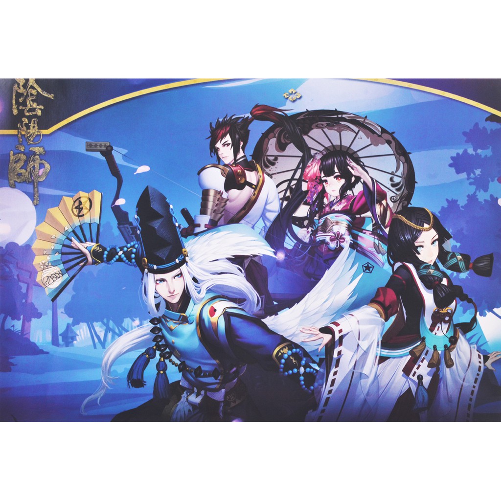 [thanh lý bán lỗ]Bộ 8 tấm poster Anime - Onmyoji [AAM] [PGN23]