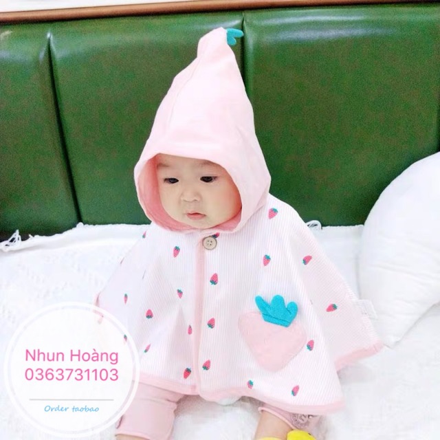 Áo choàng , áo chống nắng cho bé gái