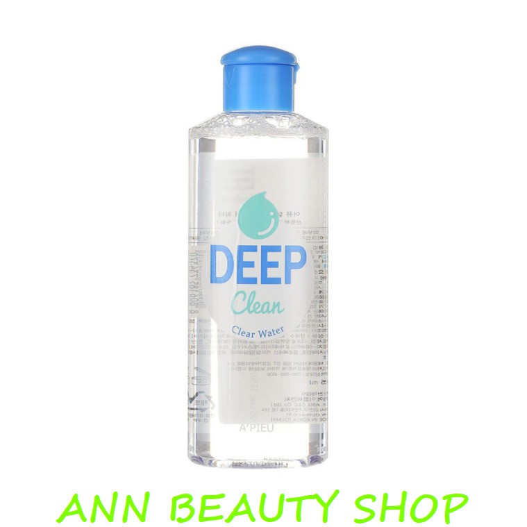 Nước Tẩy Trang Không Cồn A'Pieu Deep Clean Clear Water 165ml