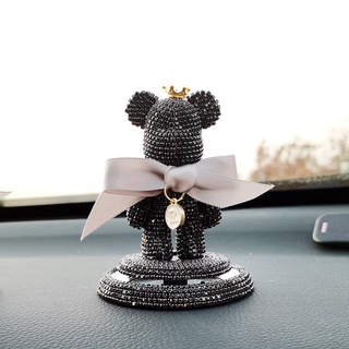 Gấu Gloomy Bear Đính Đá Trang Trí Taplo Ô Tô, Sáp Thơm Ô Tô Dành Cho Phái Đẹp