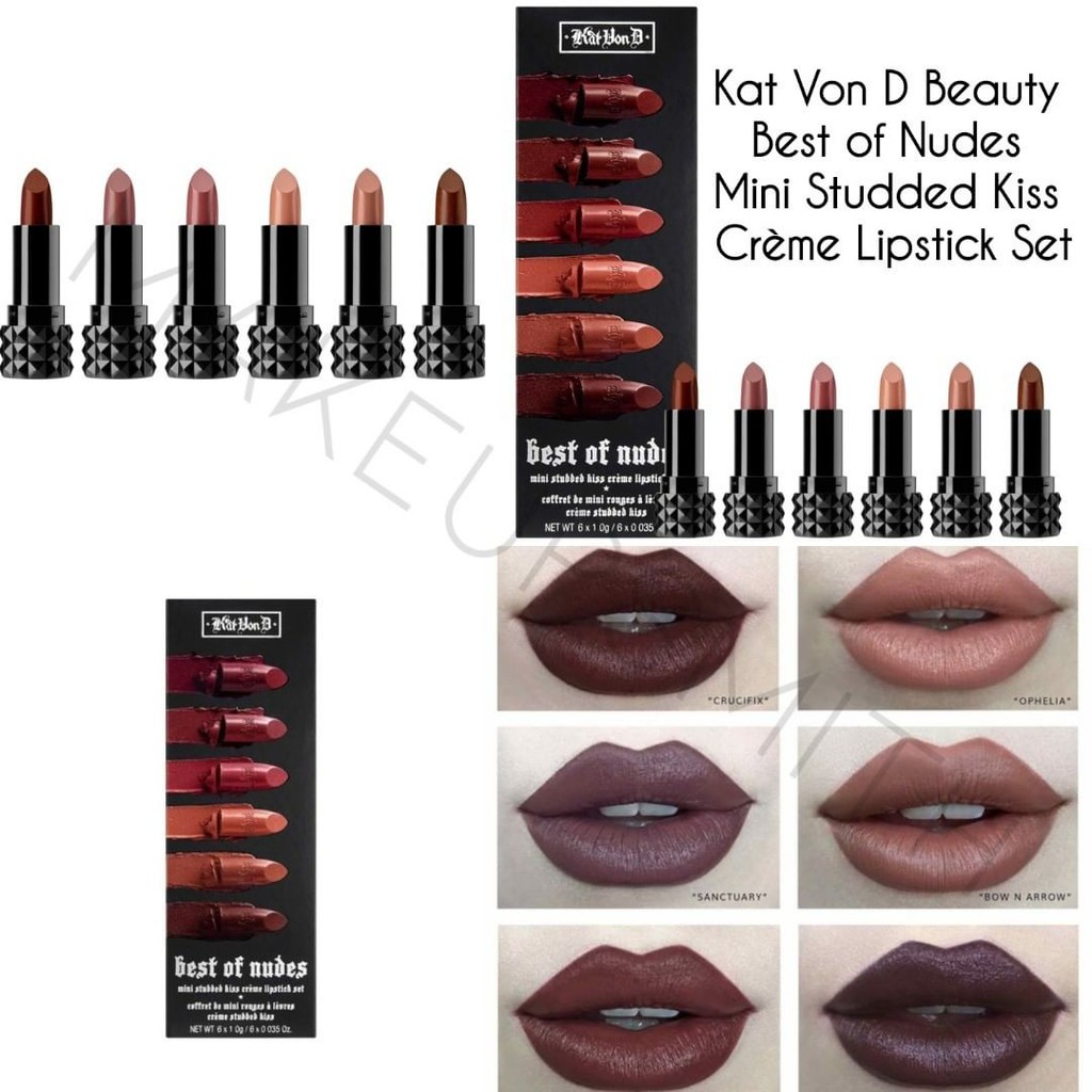 Tách set son Best of Nudes của Kat Von D