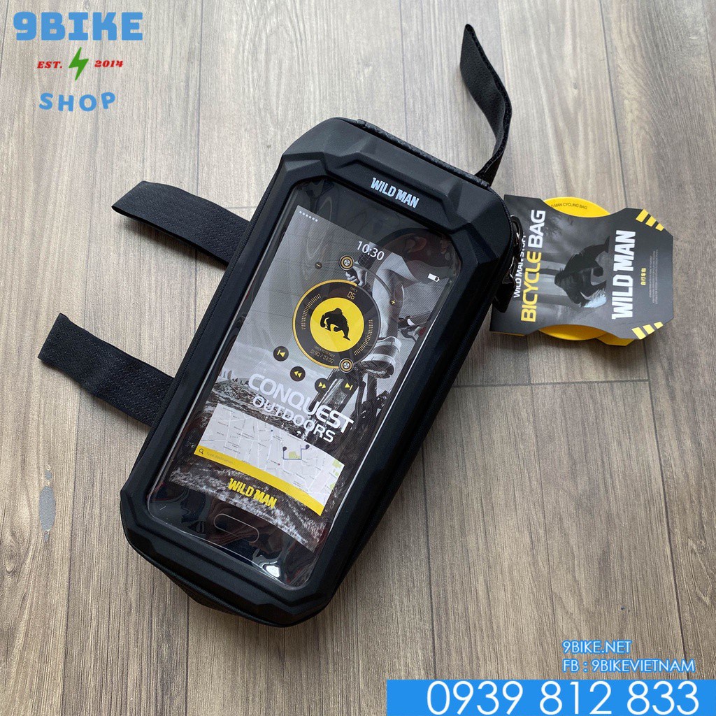 Túi treo trên sườn xe đạp Wildman X2 mẫu mới 2021