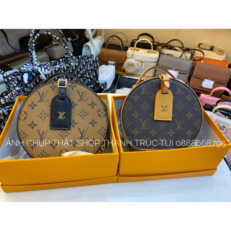 Túi trống tròn size 18 bản đẹp nhiều ngăn