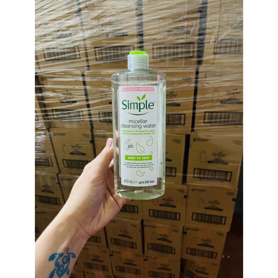 Nước tẩy trang Simple 400ml các loại
