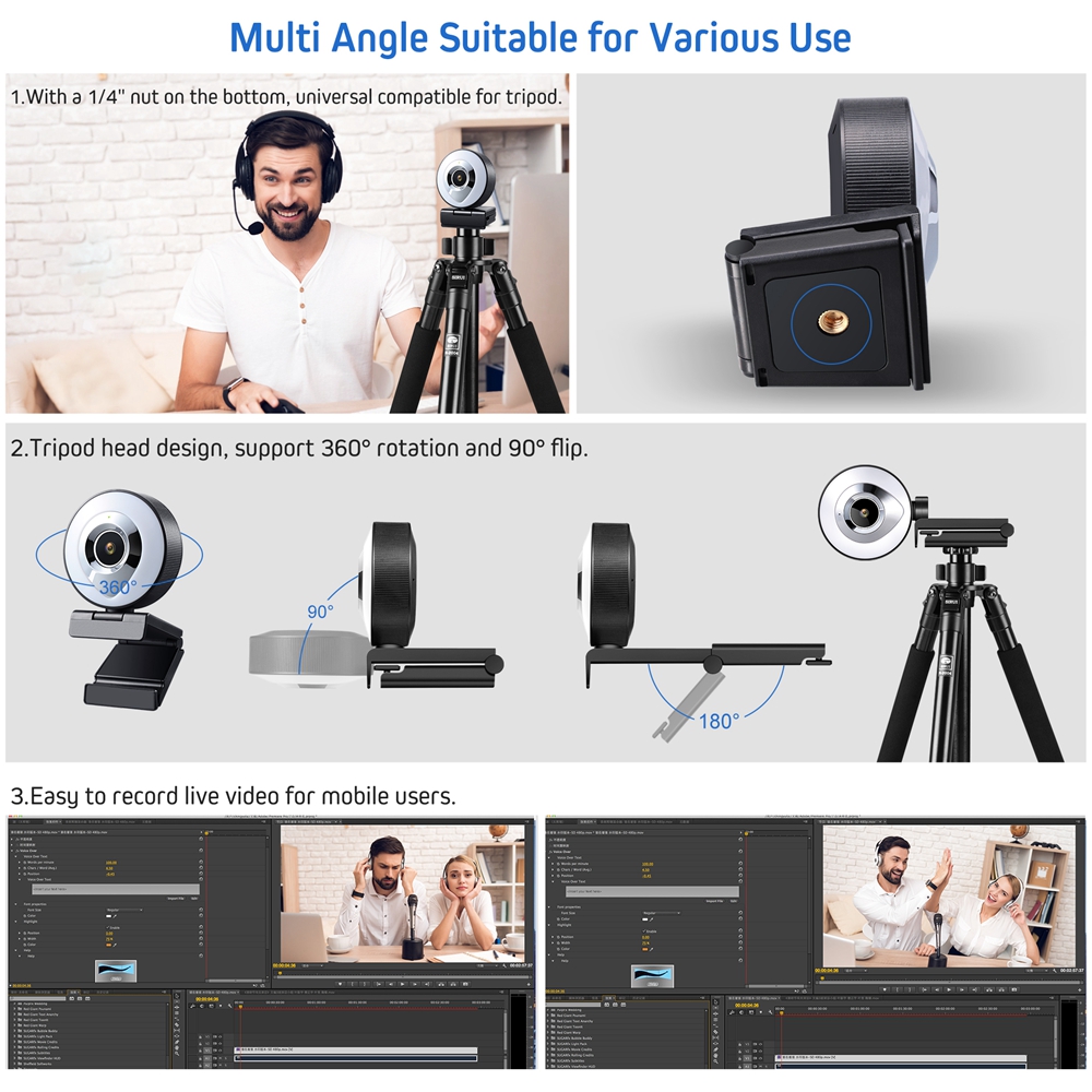 Webcam 3 Độ Độ Sáng Tốt | BigBuy360 - bigbuy360.vn