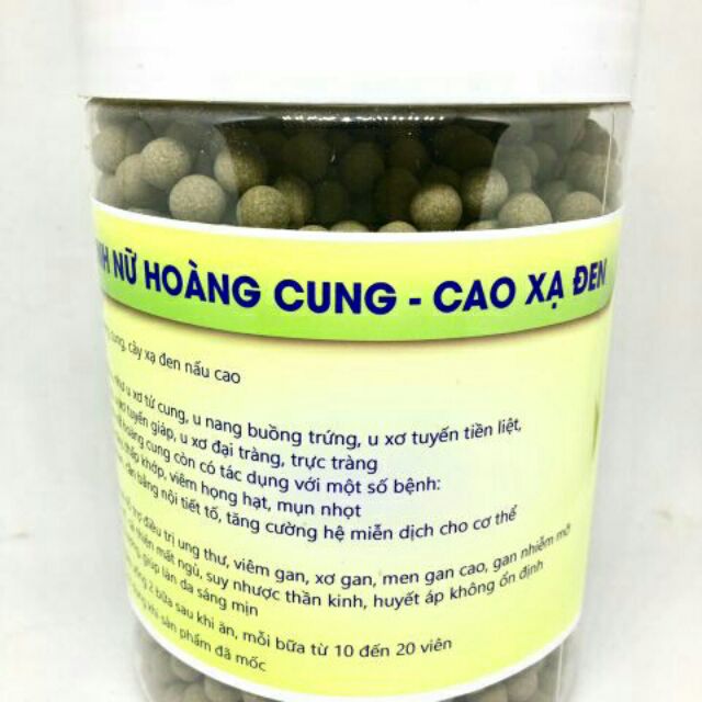 Sỉ giá gốc viên trinh nữ hoàng cung - cao xạ đen 500g - 1kg