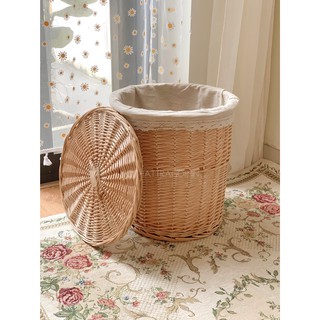Giỏ mây có nắp 2