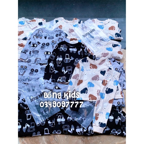 Bộ Thu Bé Trai In Hình Mtl(quần trộn giao ngẫu nhiên)