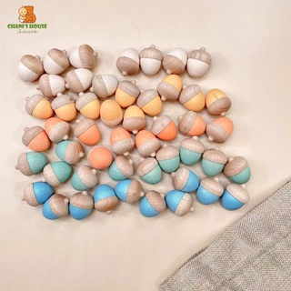 CÙ QUAY BẰNG GỖ HÌNH HẠT DẺ CỰC DỄ THƯƠNG CHO BÉ