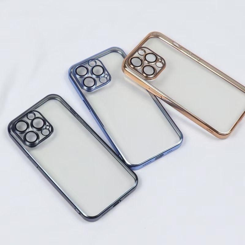 Ốp viền vuông bảo vệ CAMERA - Viền si mạ kim sang trọng dùng cho IPHONE