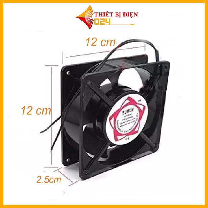 Quạt Tản Nhiệt Sunon 12VDC-3W 12x12x2.5 cm ( Tốc Độ Cao )